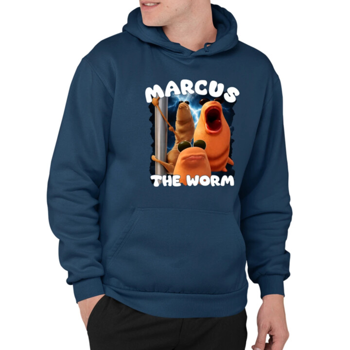 Marcus the worm  - pánska mikina s potlačou