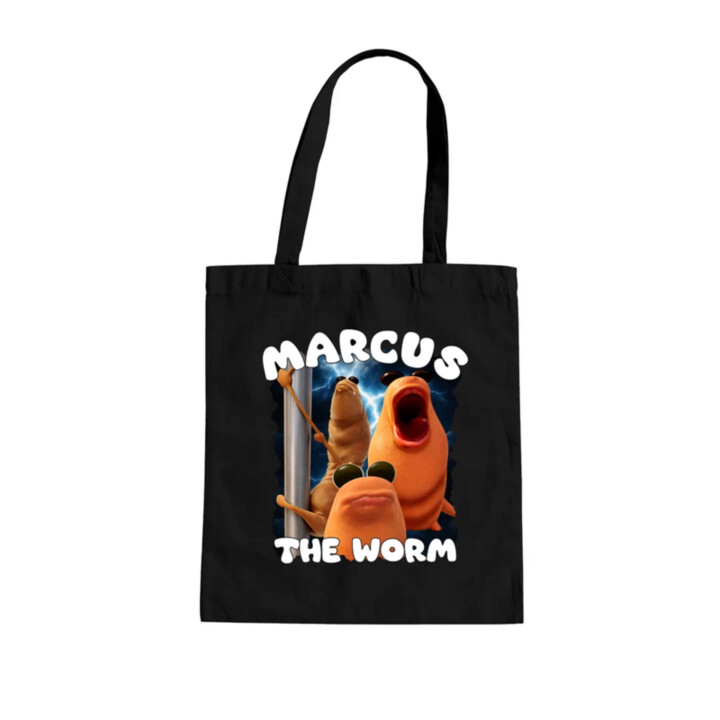 Marcus the worm - taška s potlačou