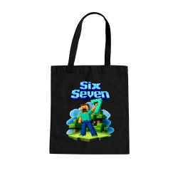 Steve 67 - Six Seven - taška s potlačou - inspirované Minecraft