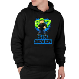 Six Seven 67  - pánska mikina s potlačou - inšpirované Roblox
