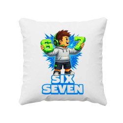 67 - Six Seven - vankúš s potlačou - inšpirované Roblox