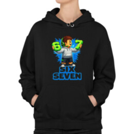 67 - Six Seven  - dámska mikina s potlačou - inšpirované Roblox