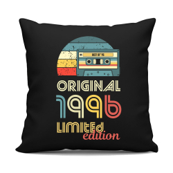 Original - best of' 1996 - čierny vankúš s potlačou