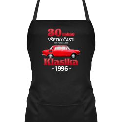 30 rokov - všetky časti originálne - Klasika 1996 - zástera s potlačou