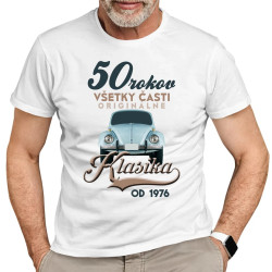 50 rokov - Klasika od roku 1976 - pánske tričko s potlačou
