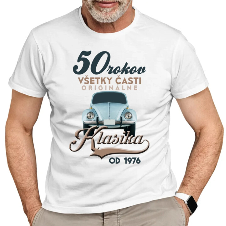 50 rokov - Klasika od roku 1976 - pánske tričko s potlačou