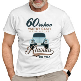 60 rokov - Klasika od roku 1966 - pánske tričko s potlačou
