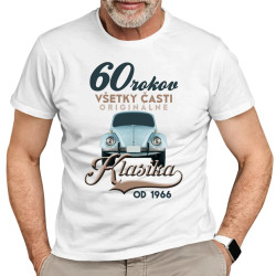 60 rokov - Klasika od roku 1966 - pánske tričko s potlačou