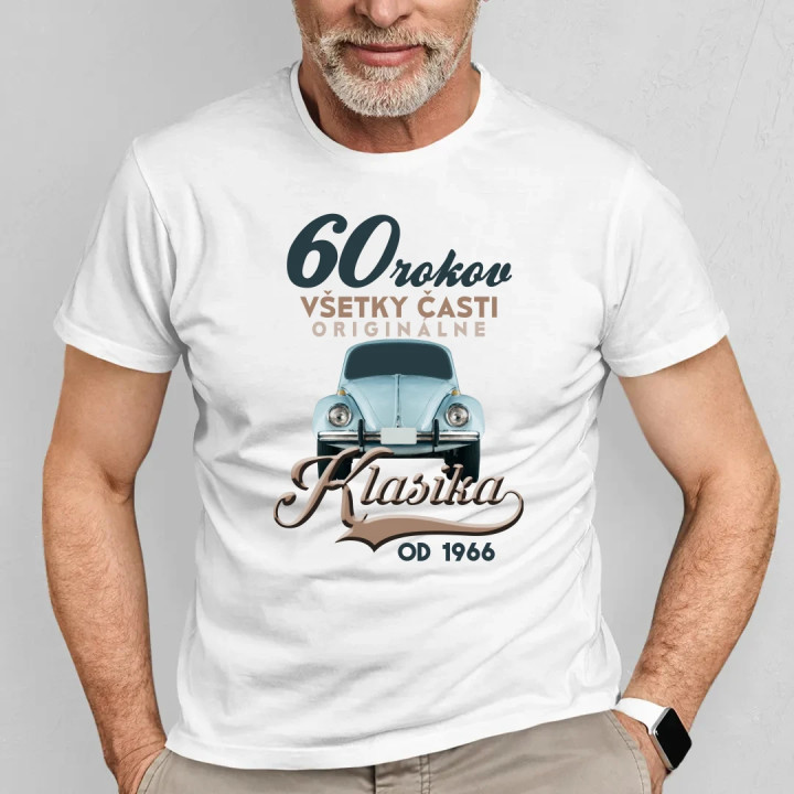 60 rokov - Klasika od roku 1966 - pánske tričko s potlačou