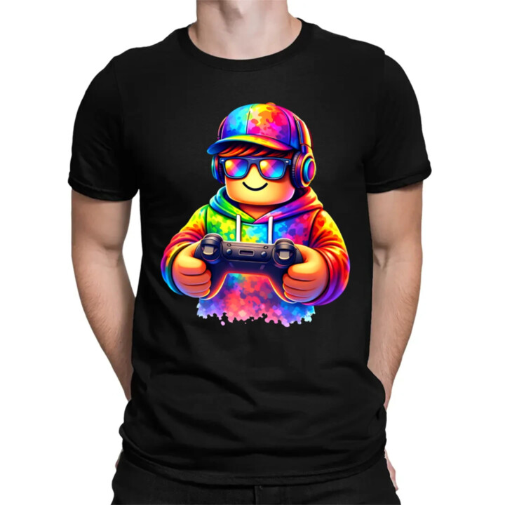 Hráč – pre fanúšikov hry Roblox - pánske tričko s potlačou