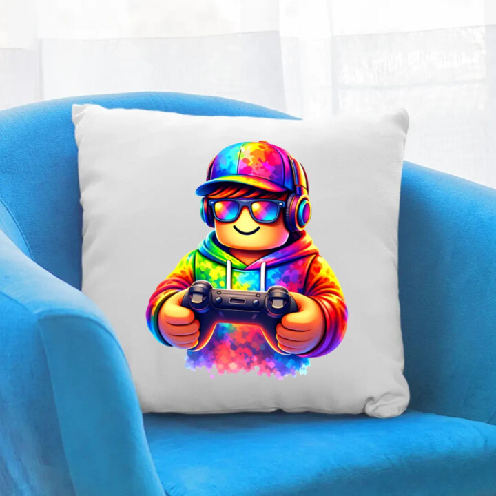 Hráč – pre fanúšikov hry Roblox - vankúš s potlačou