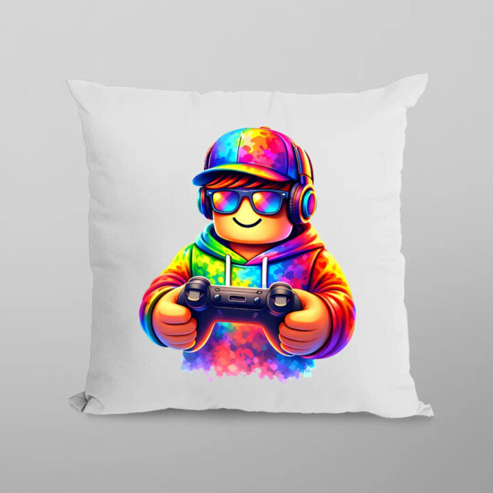 Hráč – pre fanúšikov hry Roblox - vankúš s potlačou