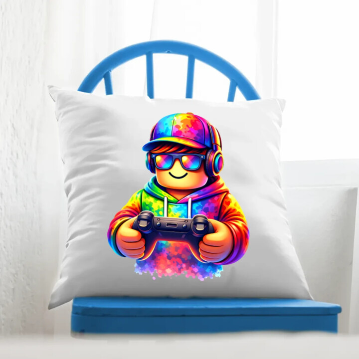 Hráč – pre fanúšikov hry Roblox - vankúš s potlačou