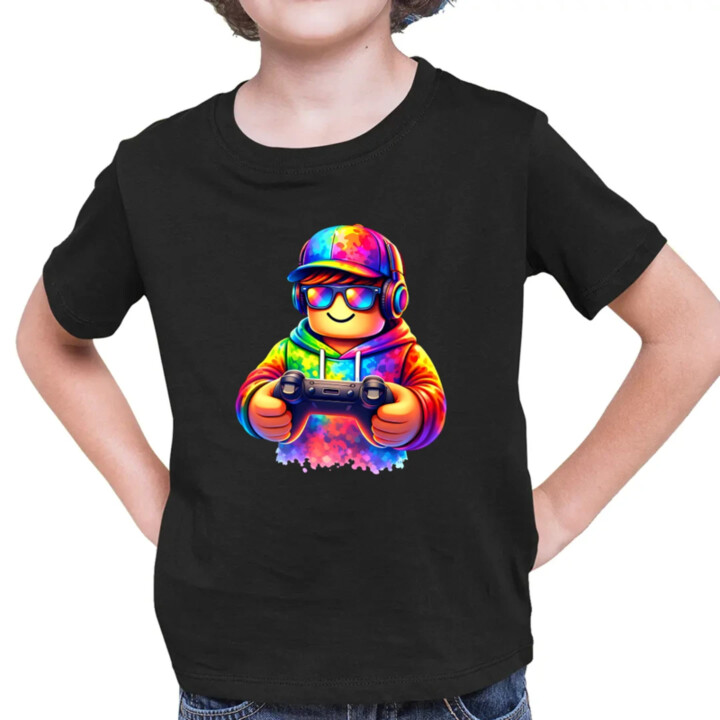 Hráč – pre fanúšikov hry Roblox - detské tričko s potlačou