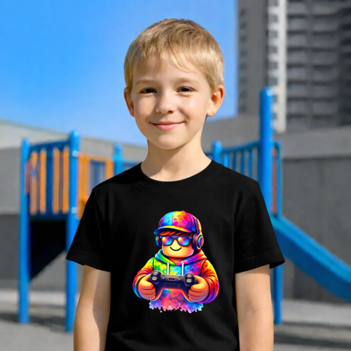 Hráč – pre fanúšikov hry Roblox - detské tričko s potlačou