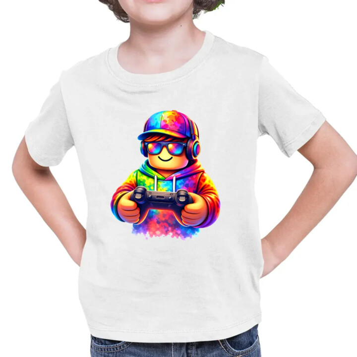 Hráč – pre fanúšikov hry Roblox - detské tričko s potlačou
