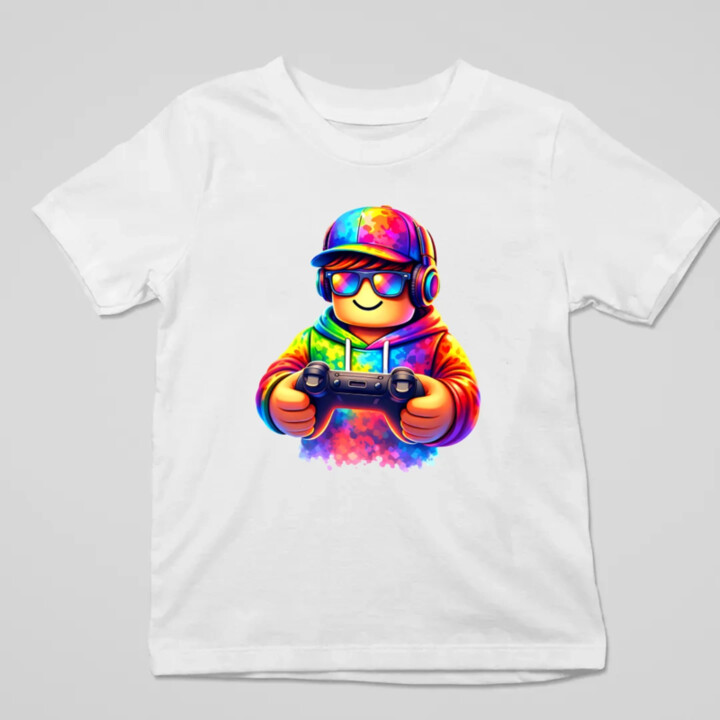 Hráč – pre fanúšikov hry Roblox - detské tričko s potlačou
