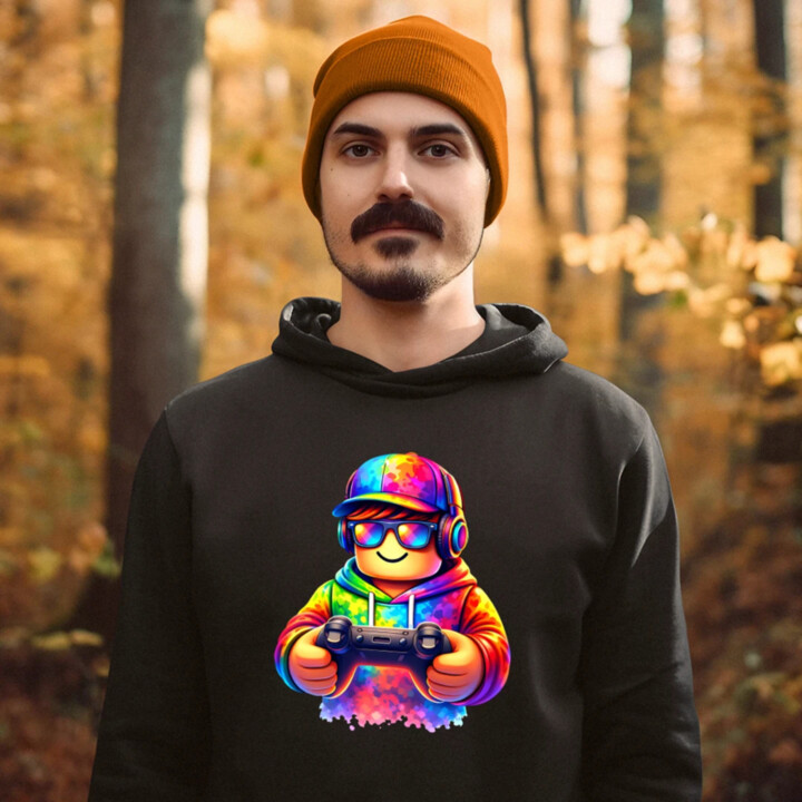 Hráč – pre fanúšikov hry Roblox  - pánska mikina s potlačou