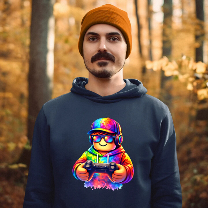 Hráč – pre fanúšikov hry Roblox  - pánska mikina s potlačou