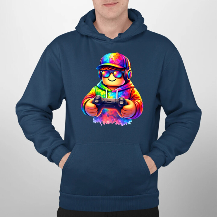 Hráč – pre fanúšikov hry Roblox  - pánska mikina s potlačou