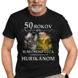 1976 - 50 rokov života slnečného lúča v2 - pánske tričko s potlačou