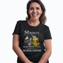 1976 - 50 rokov života slnečného lúča v2 - dámske tričko s potlačou