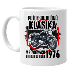 Päťdesiatročná klasika - v pôvodných dieloch od roku 1976 - keramický hrnček s potlačou