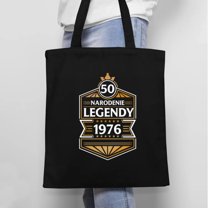 50 rokov - Narodenie legendy 1976 v2 - taška s potlačou