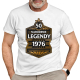 50 rokov - Narodenie legendy 1976 v2 - pánske tričko s potlačou