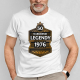 50 rokov - Narodenie legendy 1976 v2 - pánske tričko s potlačou