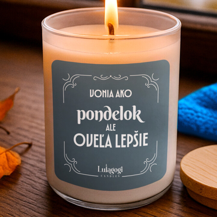 Voní ako pondelok, ale oveľa lepšie – vonná sviečka ako darček