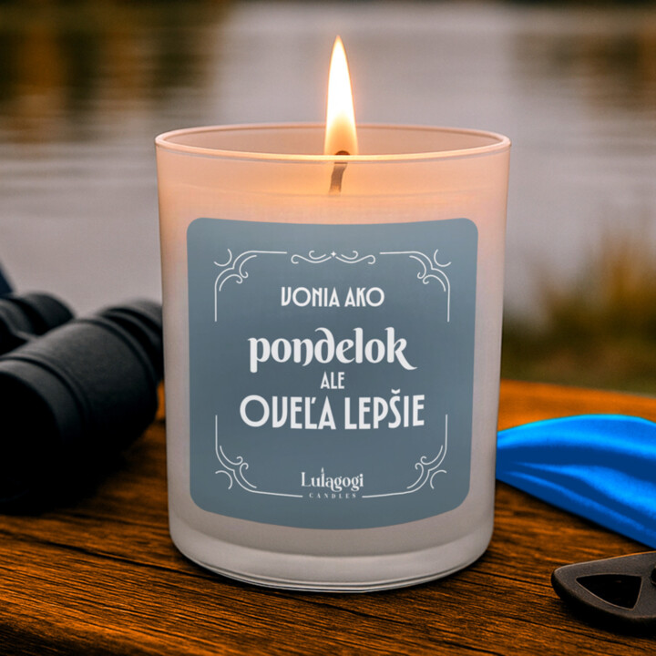 Voní ako pondelok, ale oveľa lepšie – vonná sviečka ako darček