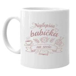 Najlepšia babička na svete - keramický hrnček s potlačou