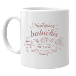 Najlepšia babička na svete - keramický hrnček s potlačou