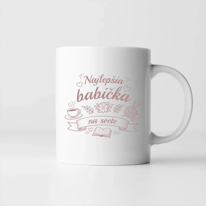 Najlepšia babička na svete - keramický hrnček s potlačou