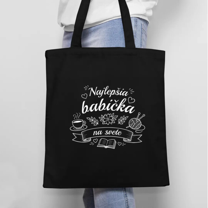 Najlepšia babička na svete - taška s potlačou
