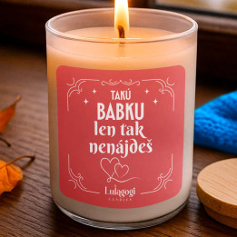 Takú babku len tak nenájdeš – vonná sviečka ako darček