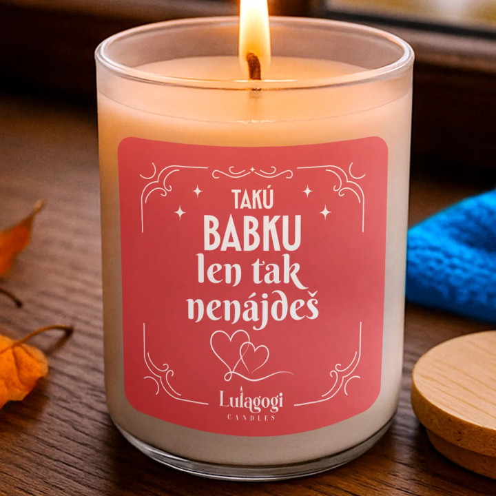Takú babku len tak nenájdeš – vonná sviečka ako darček
