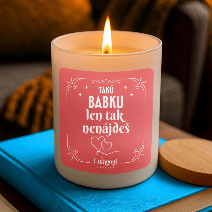 Takú babku len tak nenájdeš – vonná sviečka ako darček