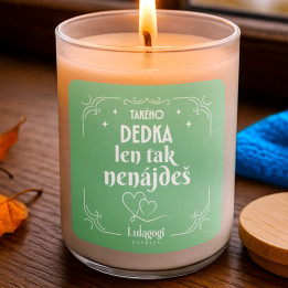 Takého dedka len tak nenájdeš – vonná sviečka ako darček