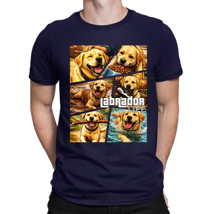 Labrador life - pánske tričko s potlačou
