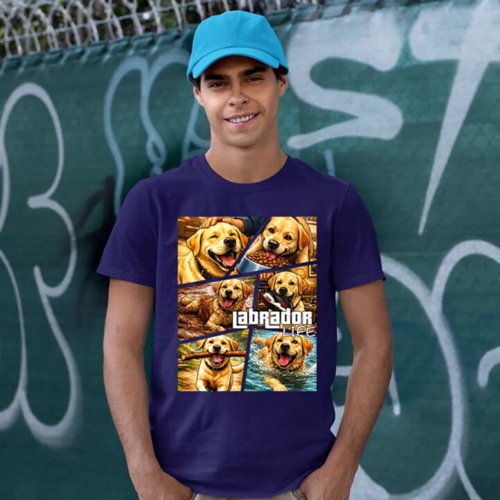 Labrador life - pánske tričko s potlačou