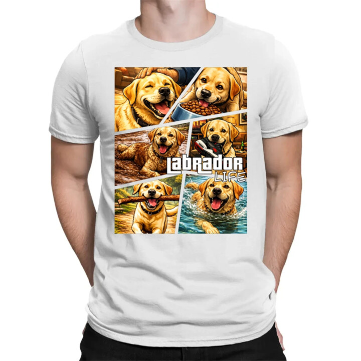 Labrador life - pánske tričko s potlačou