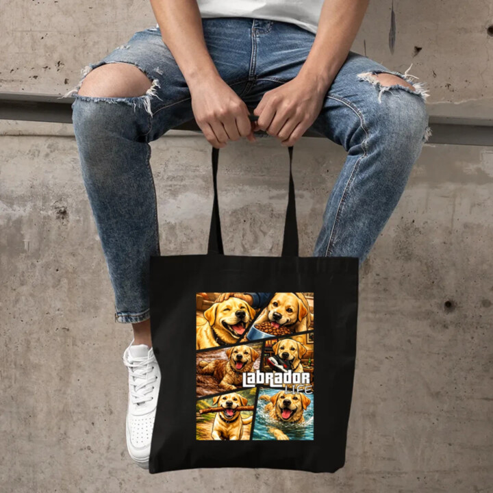 Labrador life - taška s potlačou