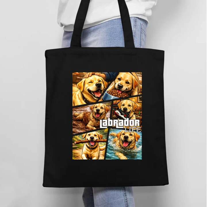 Labrador life - taška s potlačou
