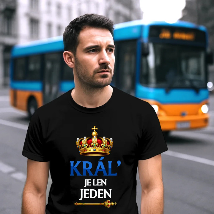 Kráľ je len jeden - pánske tričko s potlačou