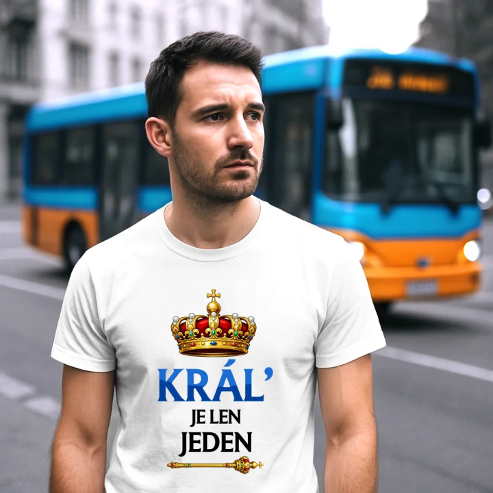 Kráľ je len jeden - pánske tričko s potlačou