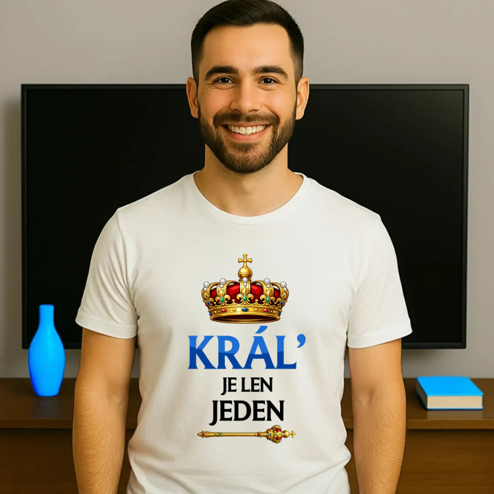 Kráľ je len jeden - pánske tričko s potlačou