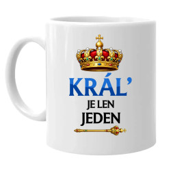 Kráľ je len jeden - keramický hrnček s potlačou