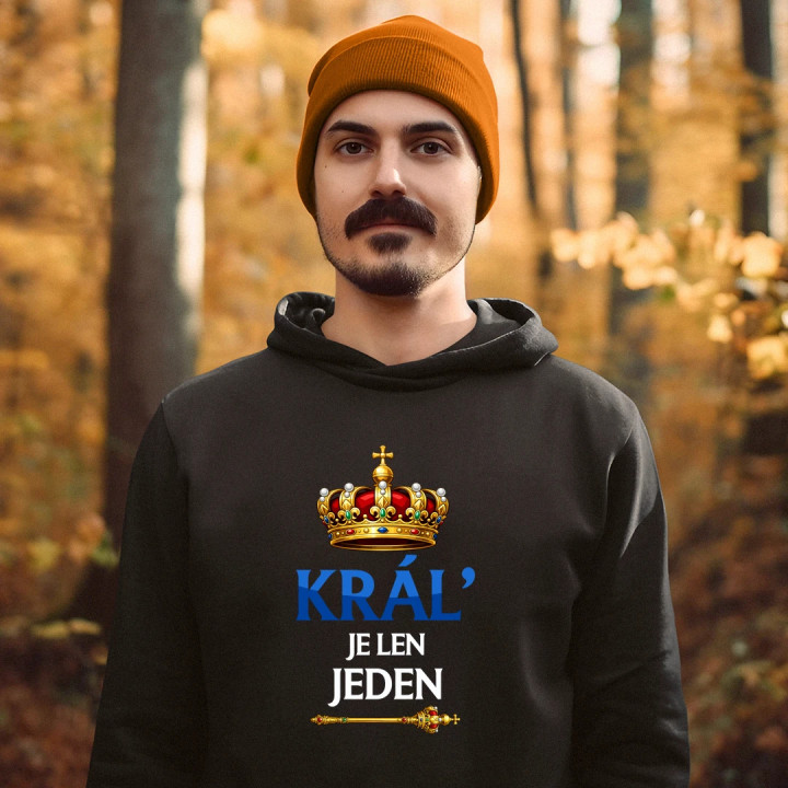 Kráľ je len jeden  - pánska mikina s potlačou